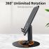 JMARY MK-85 Compact Foldable Laptop Stand with Adjustable Angles - Black